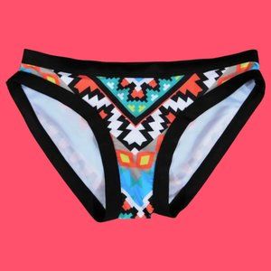 Boutique Tribal Print Bikini Bottoms